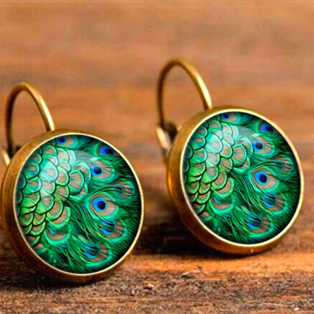 3/$25-Beautiful peacock 🦚 earings